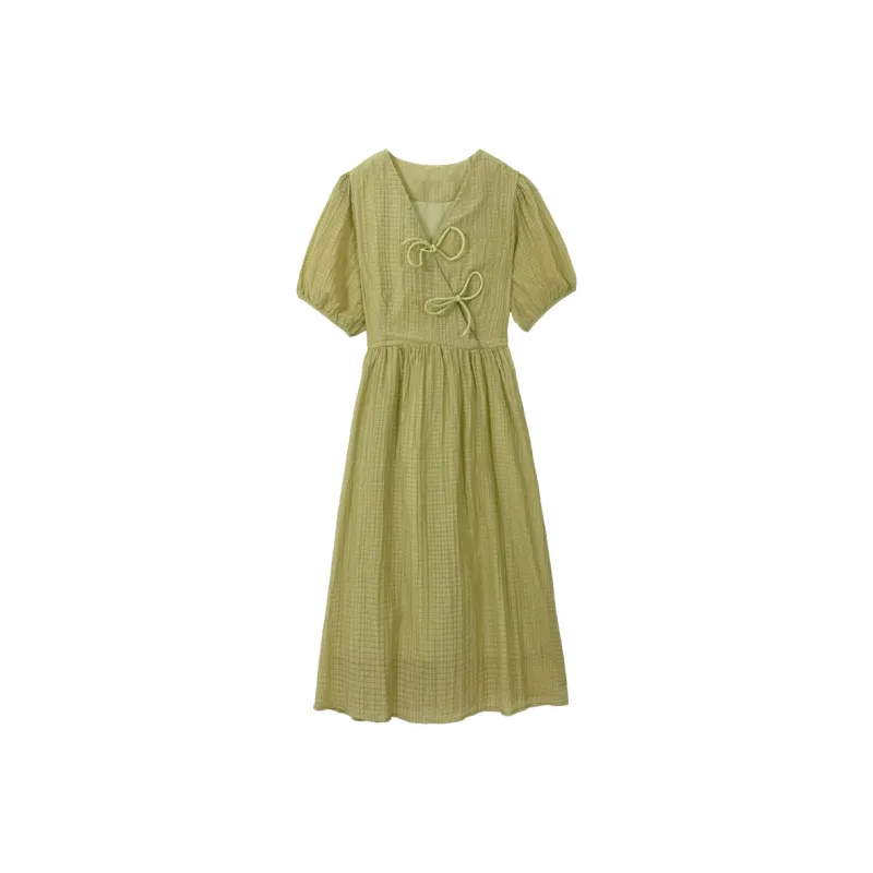 OZVO Short Sleeved Dresses Women's Green-0