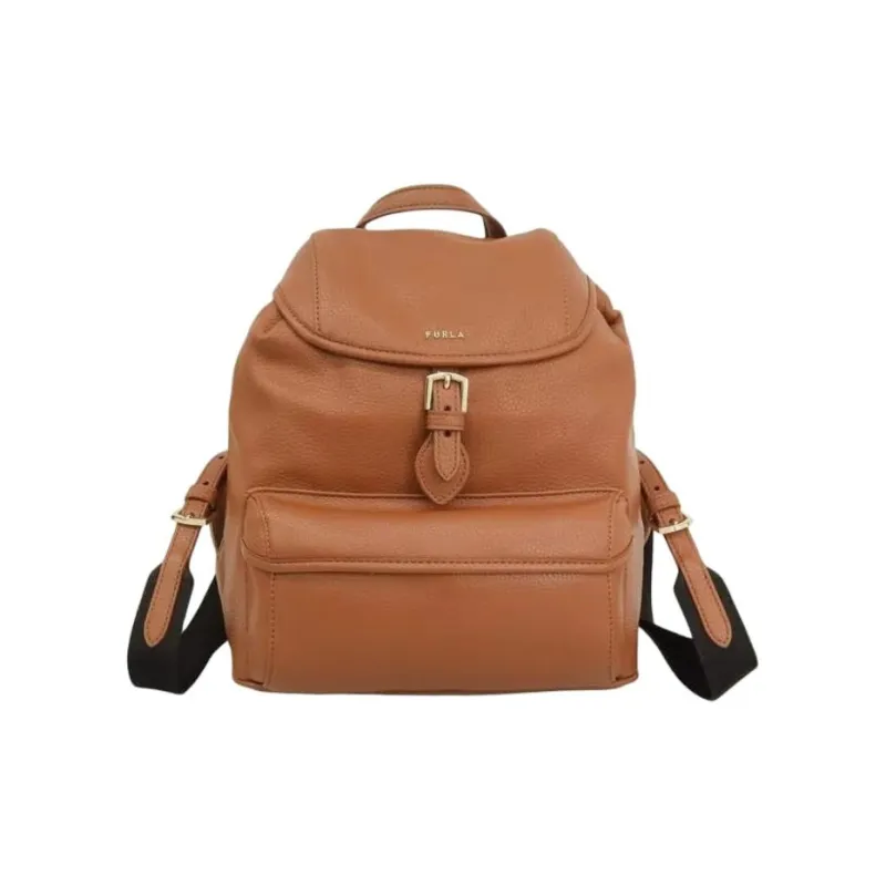 Furla Leather Backpack Women's Brown-0