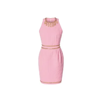 MOSCHINO Sleeveless Dresses Women's Pink