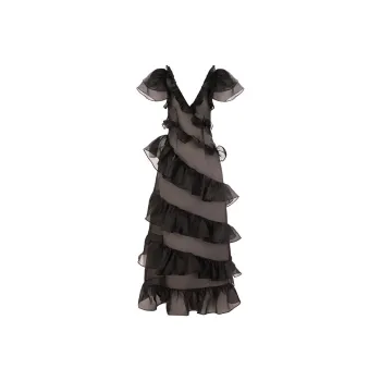Selkie Collection SS24 Short Sleeved Dresses Women's Black