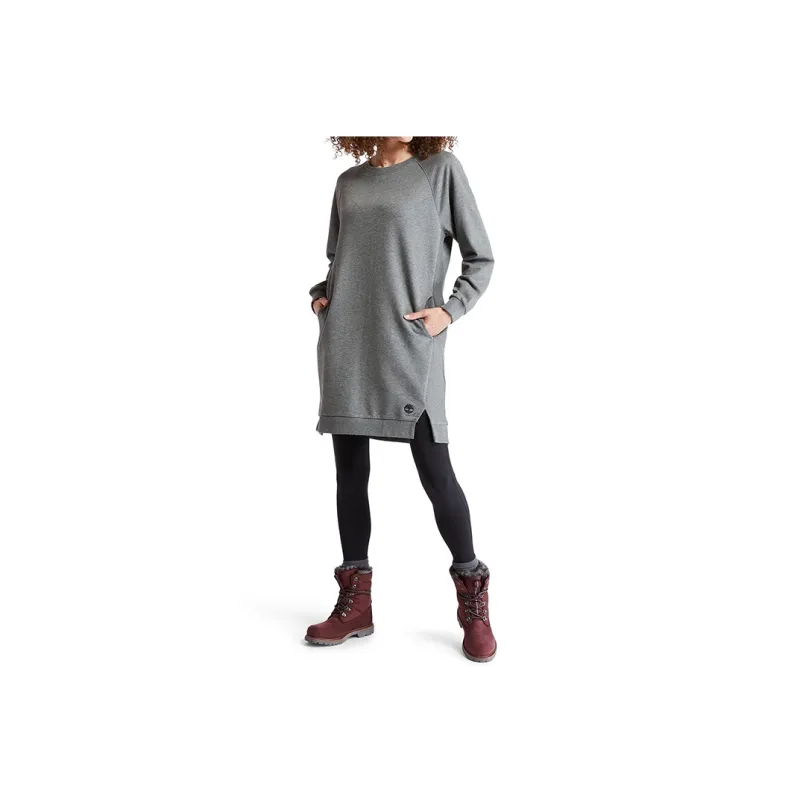 Timberland Long-Sleeved Dresses Women's Dark Heather Gray-0