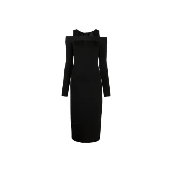 Givenchy Long-Sleeved Dresses Women's Black