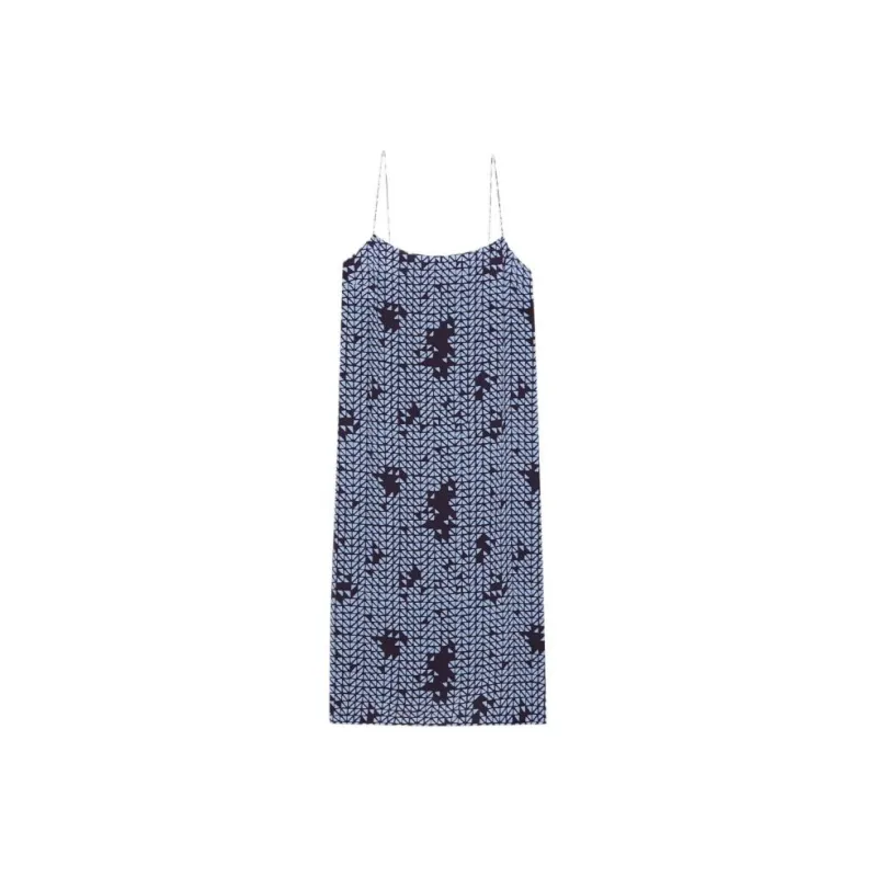 THEORY Slip Dresses Women's Blue-0