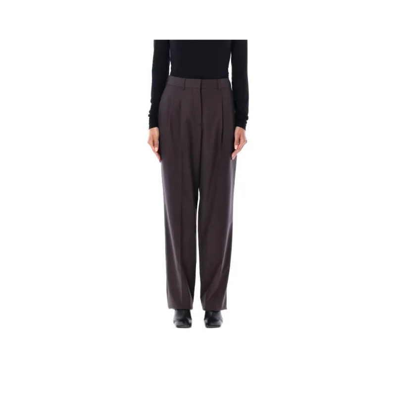 Stella McCartney Mid-Rise Pleat Detailed Trousers-0