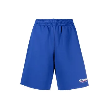 Vetements Logo Printed Elastic Waistband Shorts