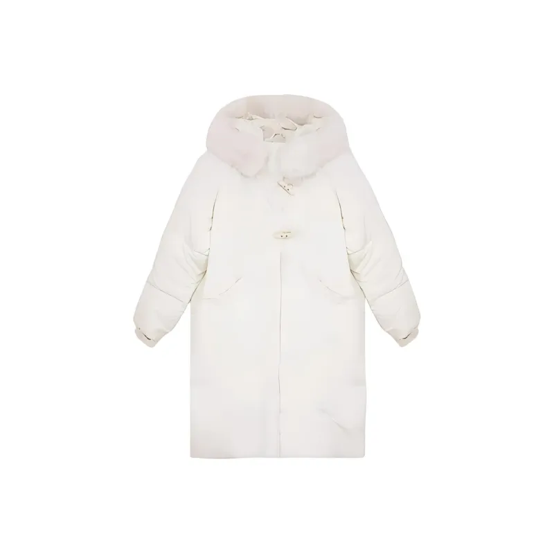 DOKZB Puffer Jacket Women's White-0
