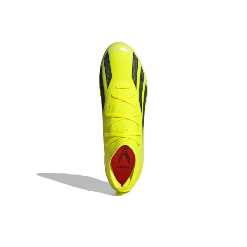 Adidas X Crazyfast Pro Soccer Shoes Unisex Low Top Yellow-3