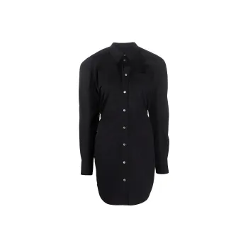 Alexander Wang Fitted Buttoned Mini Shirt Dress