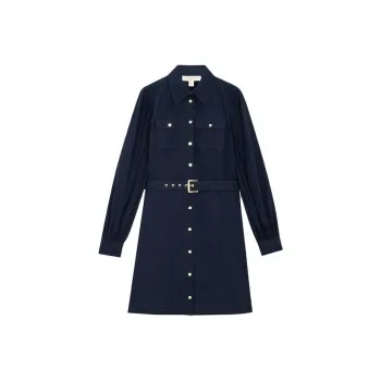 MICHAEL KORS Long Sleeved Dresses Women's Navy Blue
