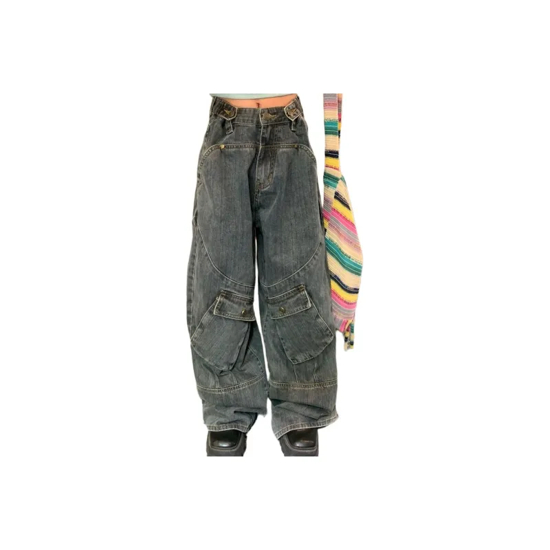 YuChaJia Jeans Women's Blue-0