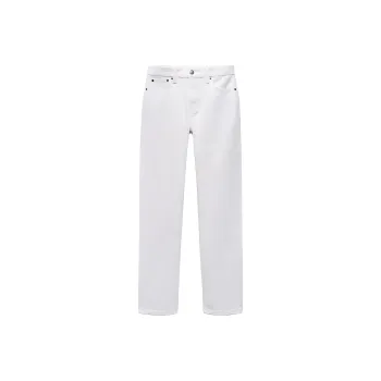 ZARA Jeans Women's Frosted White