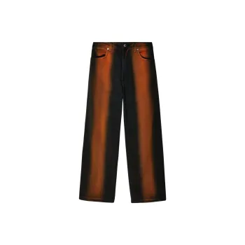 ECKHAUS LATTA Bleached Wide leg Jeans