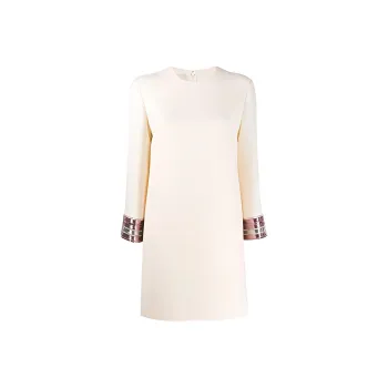Valentino Long-Sleeved Dresses Women's White