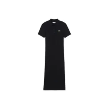 LACOSTE Cotton Ribbed Dress
