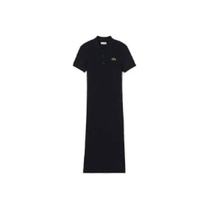LACOSTE Cotton Ribbed Dress-0