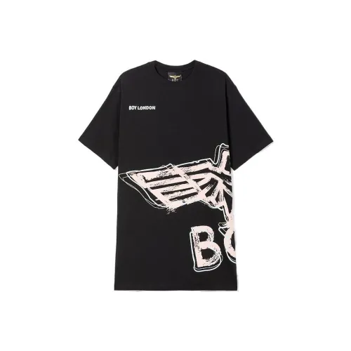 Boy London SS22 Short Sleeved Dress Women's Black