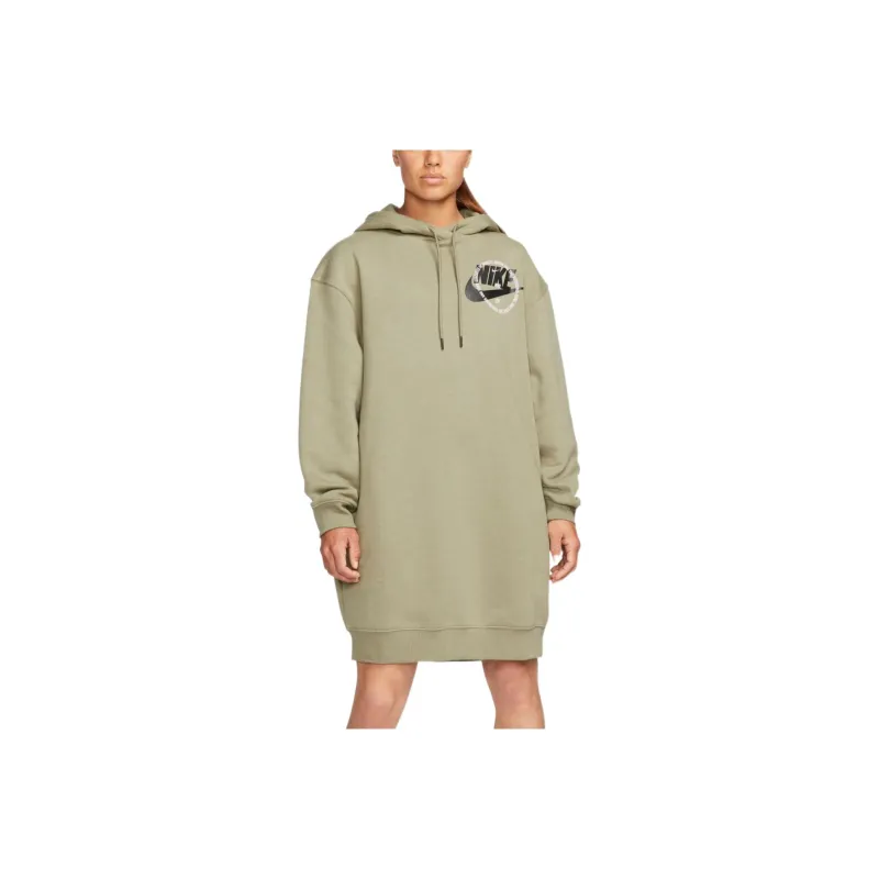 Nike Long-Sleeved Dresses Women's Green-0