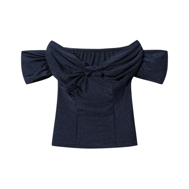 Ouyang Shirts Women's Navy Blue-0