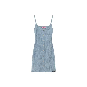CHUU Slip Dresses Women's Denim Blue