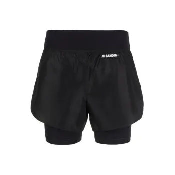 JIL SANDER Elasticated Waist Layered Shorts