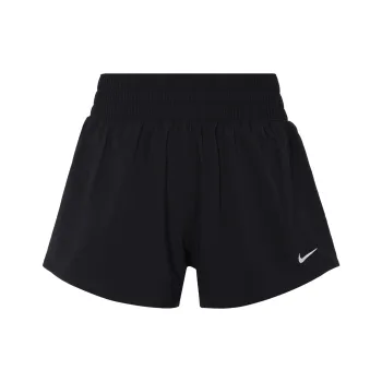 Nike Dri FIT One Women's Mid Rise 3' Brief Lined Shorts Black