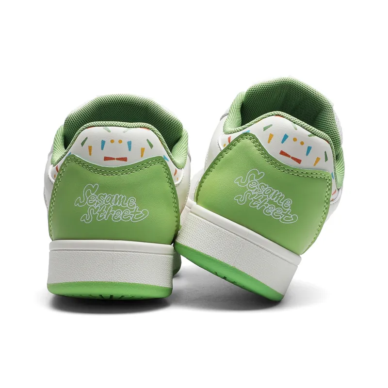 SESAME STREET Coverage Warm Slip-Resistant Cushioning Low-Top Skateboard Shoes Unisex-44