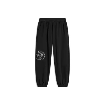 LiNing x Disney Knitted Sweatpants Women's Black