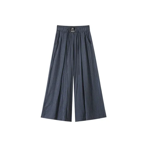0571 Family Casual Pants Women's Navy Blue