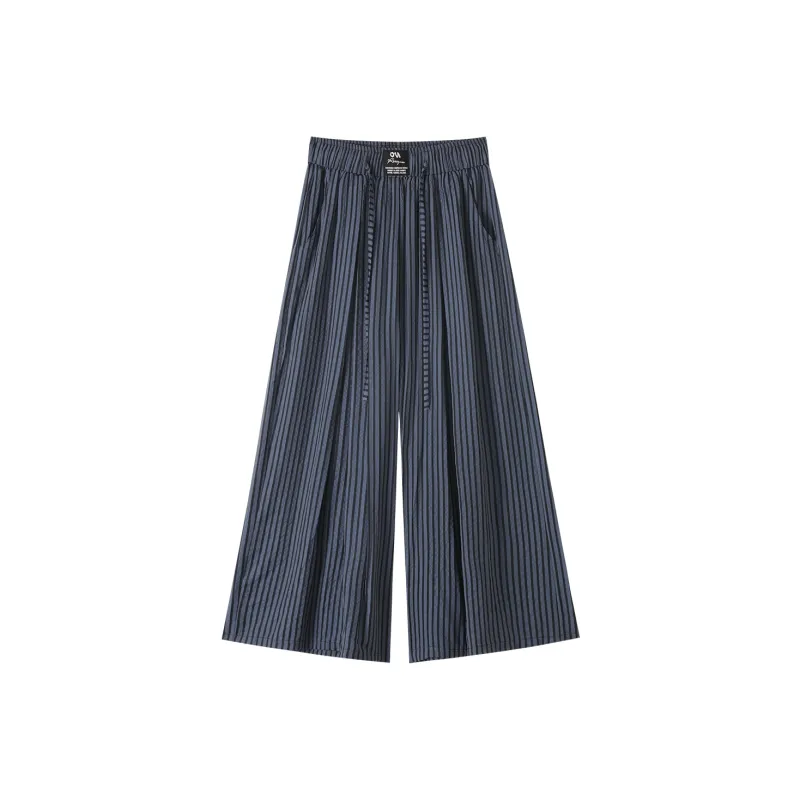0571 Family Casual Pants Women's Navy Blue-0