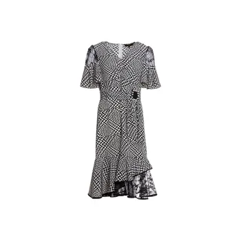 BESIONIA SS22 Short Sleeved Dress Women's Black White