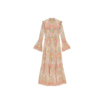 GUCCI Long Sleeved Dresses Women's Pink
