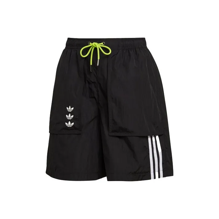 Adidas Originals Trefoil Casual Shorts Women's Black-0