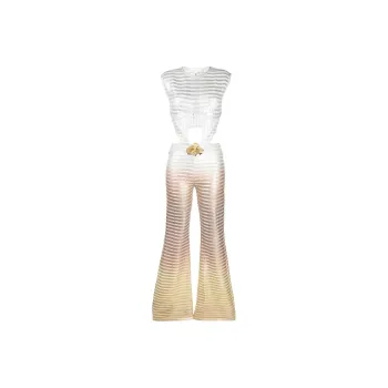 Genny Ombré Laminated print Jumpsuit