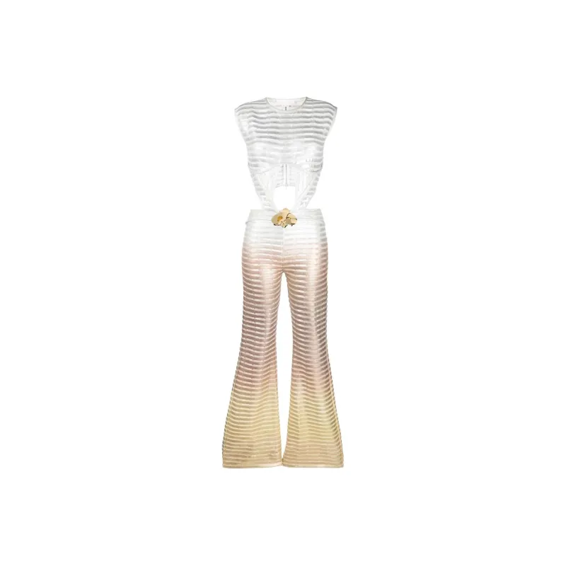 Genny Ombré Laminated print Jumpsuit-0