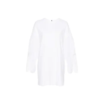 MaxMara Logo Printed Crewneck Dress