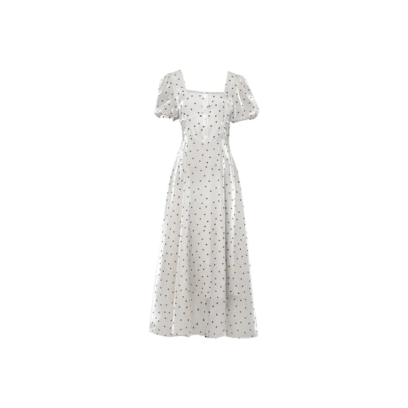 Duffy Fashion Short Sleeved Dresses Women's Light Apricot-0