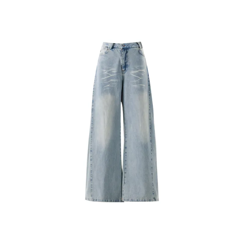Wen Shan Jeans Women's Light Blue-5