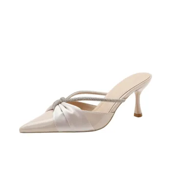 MABEL&CO Rubber Sole Slip Resistant Closed Toe Slippers Women's