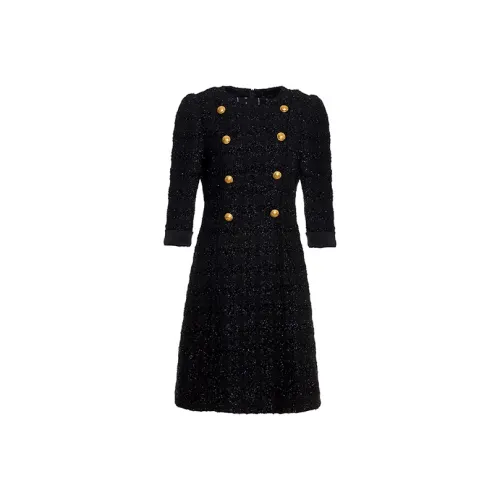 BESIONIA SS22 Short Sleeved Dresses Women's Black
