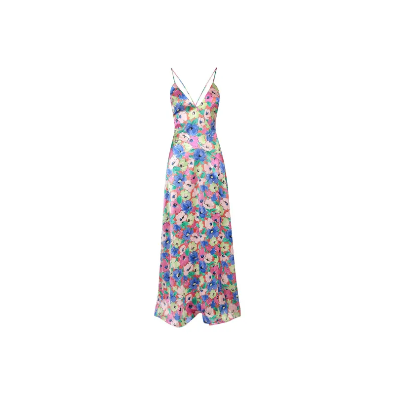 Rotate Birger Christensen Floral print Maxi Dress-0
