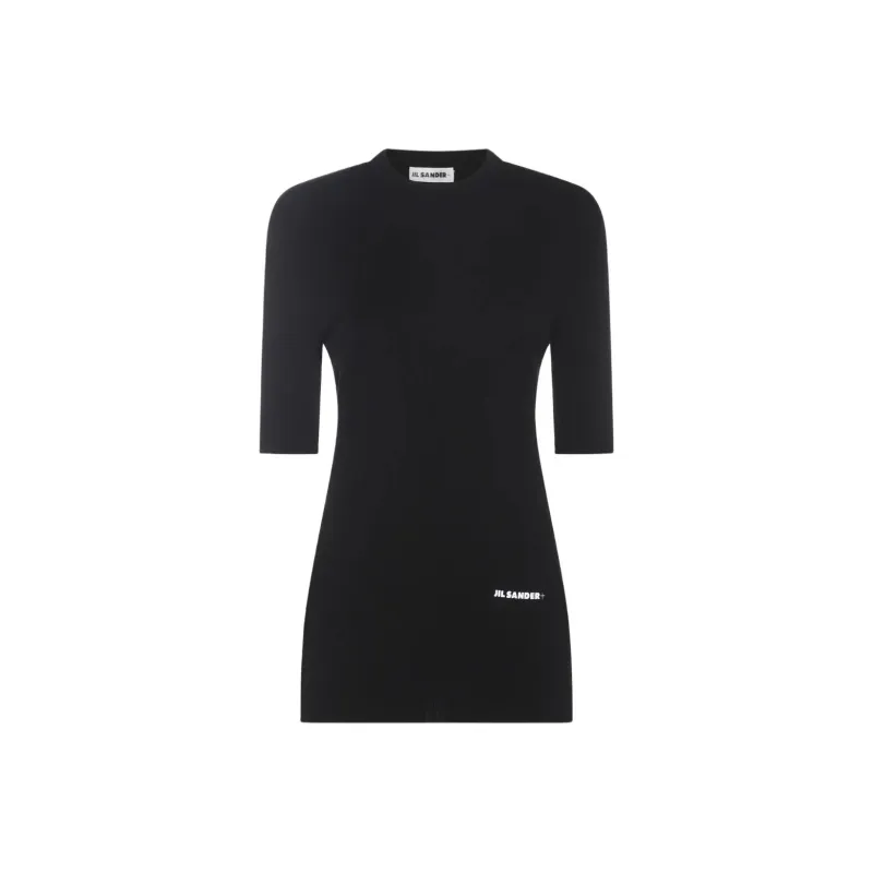 JIL SANDER + Short Sleeved Crewneck Jumper-0