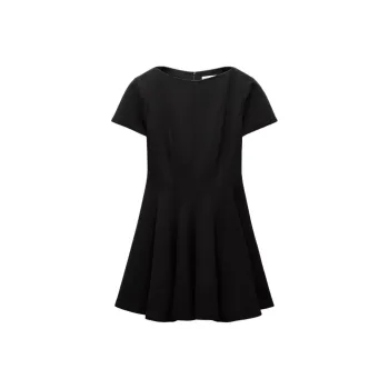 ZARA ZW Series Short Sleeved Dress Women's Black