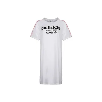 Adidas Originals Short Sleeved Dresses Women's White