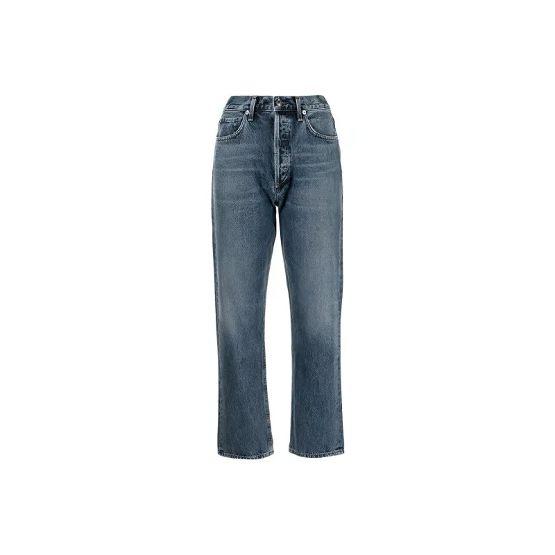 AGOLDE Mid rise Straight leg Denim Jeans-0
