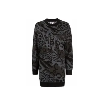 KENZO Long-Sleeved Dresses Women's Gray