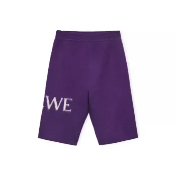 LOEWE SS23 Casual Shorts Women's Purple