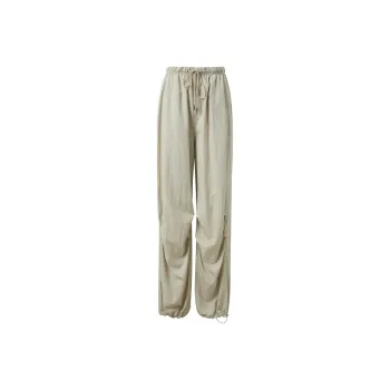 3COLOUR Casual Pants Women's Light Gray Green
