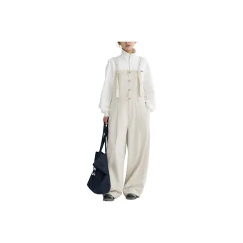 STILL WALKING Overalls Women's Greige