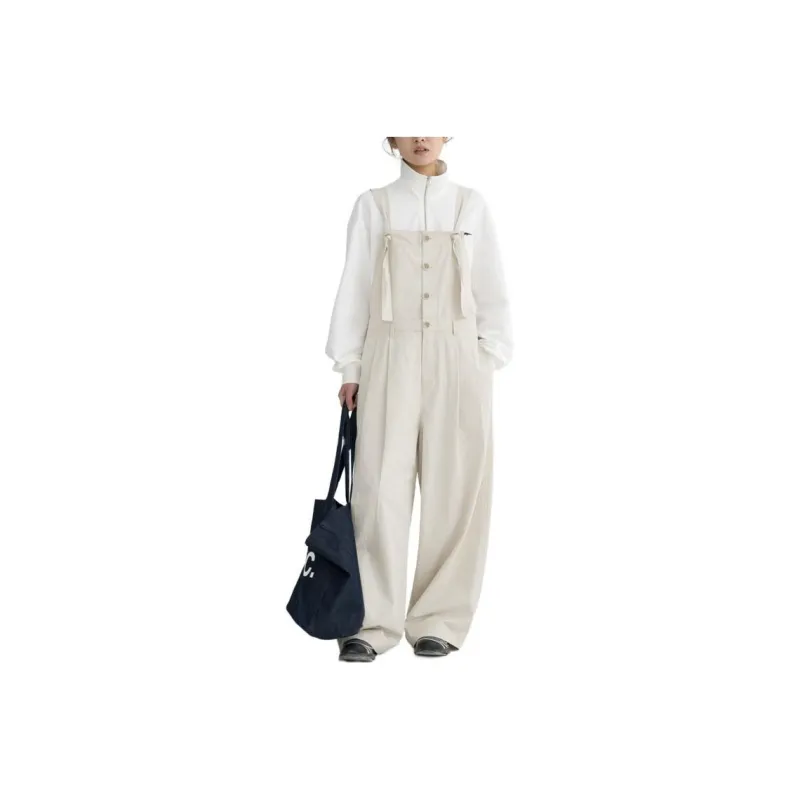 STILL WALKING Overalls Women's Greige-0