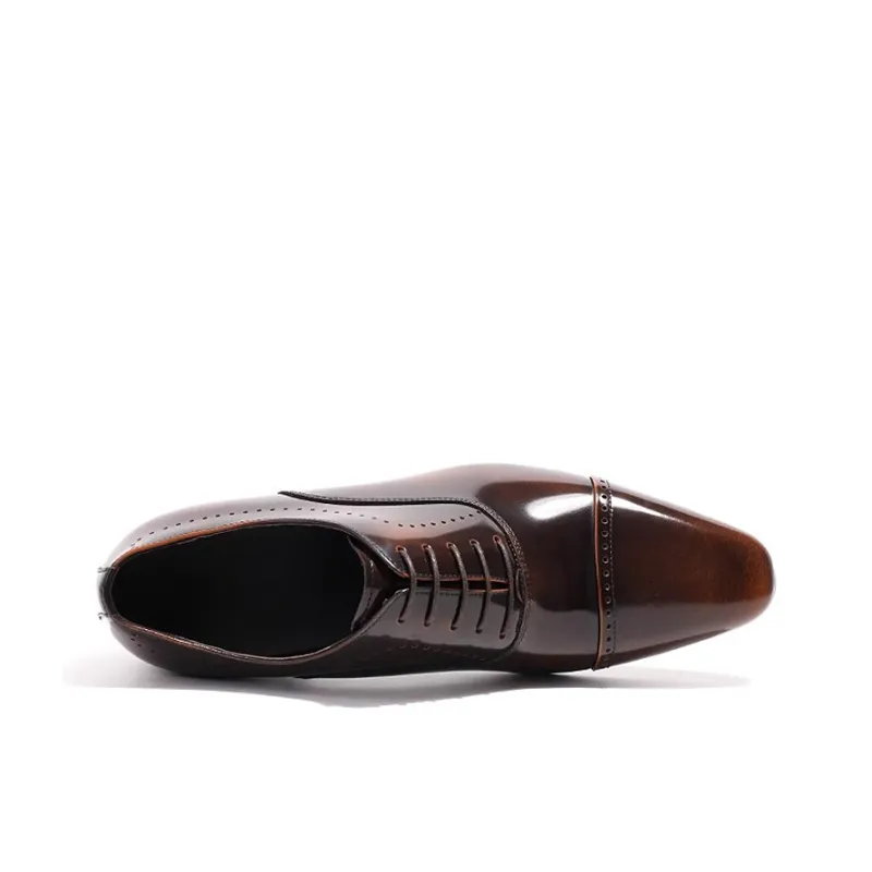 Bansley Dress Shoes Men Low Top-7
